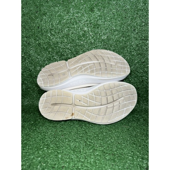 Oofos Women's Oomg Eezee White Slip On Low Shoes Comfort Sneakers Size 10 - Picture 9 of 10